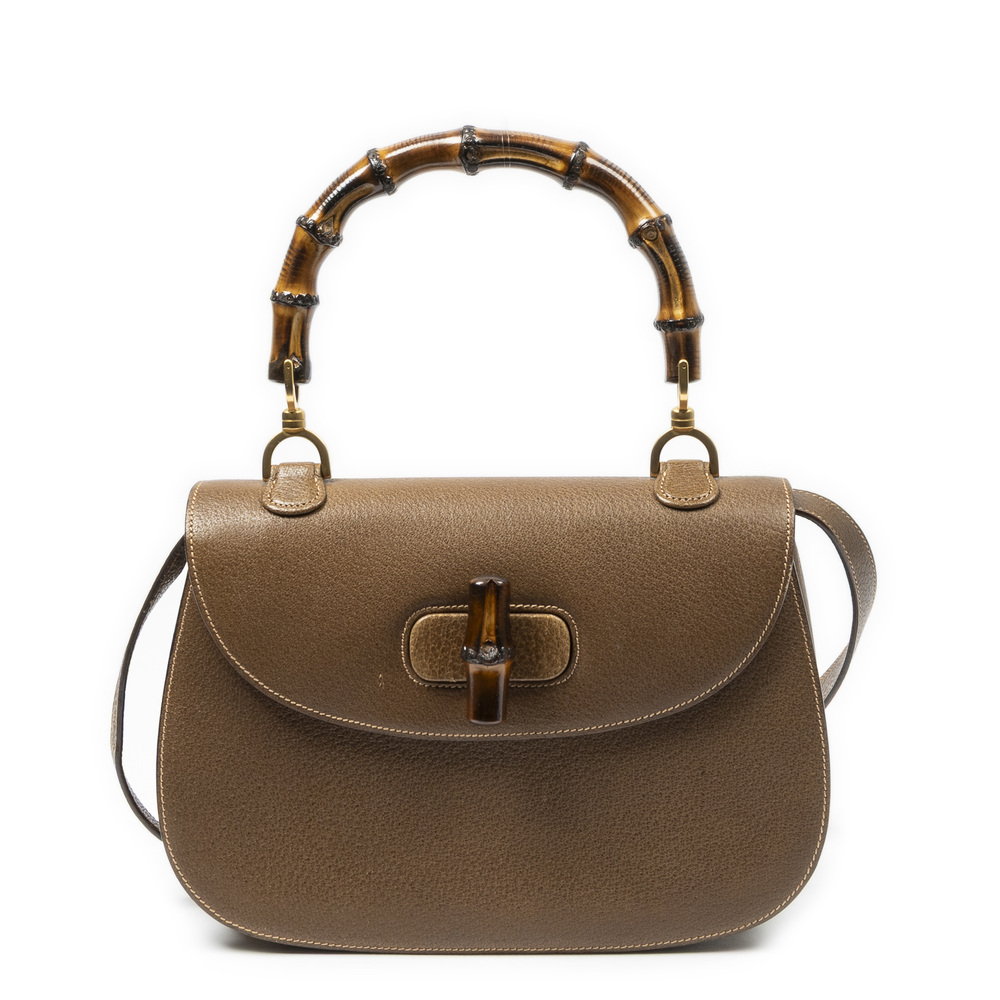 Gucci Vintage Bamboo Top Handle Flap